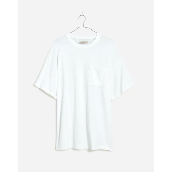 Madewell Garment-Dyed Oversized Pocket Tee S - Picture 4 of 7